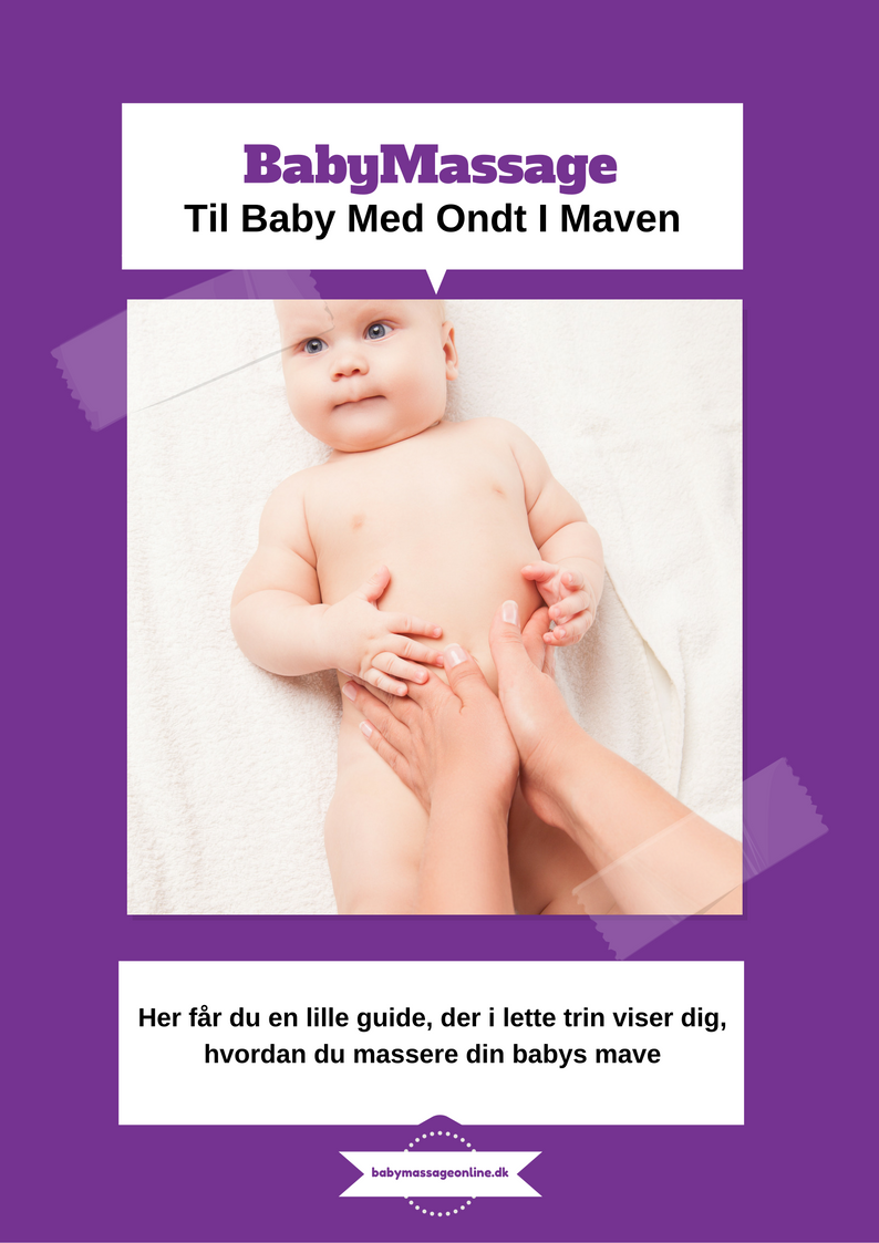 BabyMassage Bog - Til baby Med Ondt I Maven